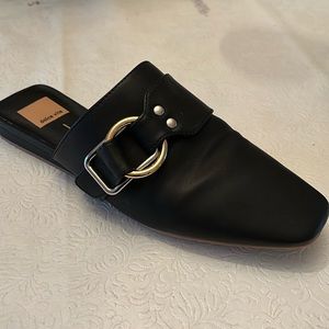 Dolce Vita Black leather size 8 Gillian Mule Like New!